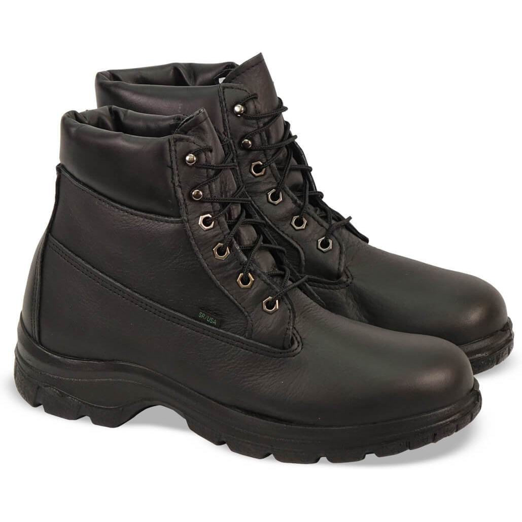 Thorogood Men's USA Made Softstreets 6" Ins Sport Duty Boot- 834-6342 7 / Medium / Black - Overlook Boots