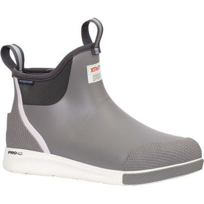 Xtratuf Men's Ankle 6" Waterproof Slip Resistant Deck Boot -Grey- ADSM100 - Overlook Boots
