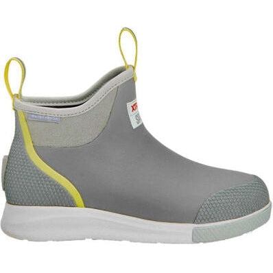 Xtratuf Women's Ankle 6" Waterproof Slip Resistant Deck Sport Boot -Grey- ADSW108 5.0 / Grey - Overlook Boots