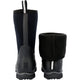 Muck Men's Arctic Excursion Mid 12" Waterproof Rubber Work Boot- Black - AEP-000 - Overlook Boots