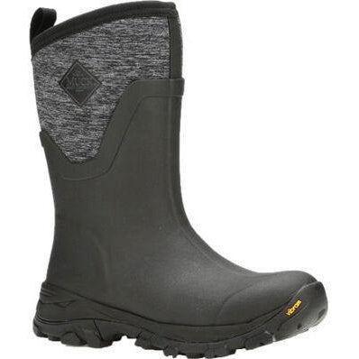Muck Women's Arctic Ice AGAT Mid Waterproof Outdoor Boot - Black - ASVMA-100 11 / Black - Overlook Boots