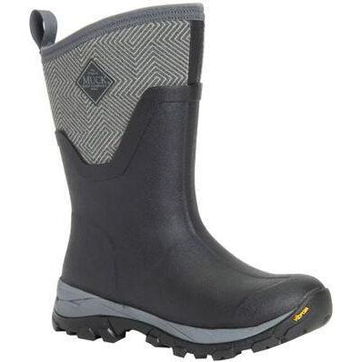 Muck Women's Arctic Ice AGAT Mid Waterproof Outdoor Boot - Black - ASVMA-101 11 / Black - Overlook Boots