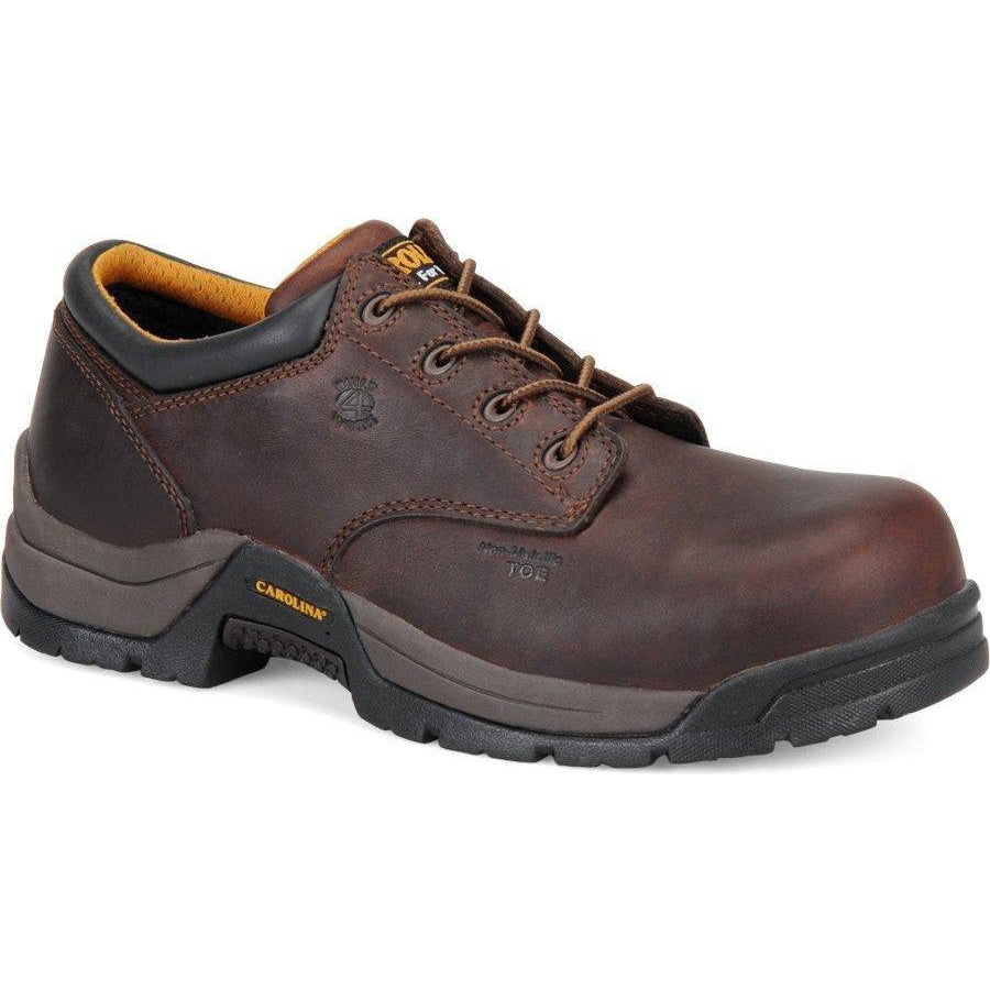 Carolina Men's Braze Non-Metallic Comp Broad Toe Oxford Work Shoe - CA1520 8 / Medium / Brown - Overlook Boots