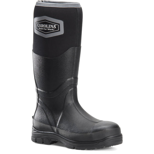 Carolina Men's Graupel 16" Steel Toe Waterproof Rubber Work Boot - Black - CA2200 6.0 / Medium / Black - Overlook Boots
