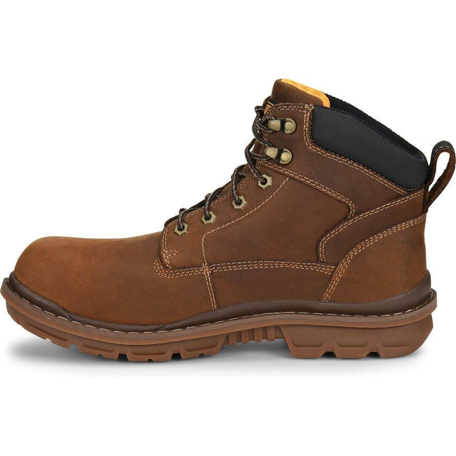 Carolina Men's Dormite 6" Composite Toe Waterproof Work Boot - Dark Brown - CA3558 - Overlook Boots