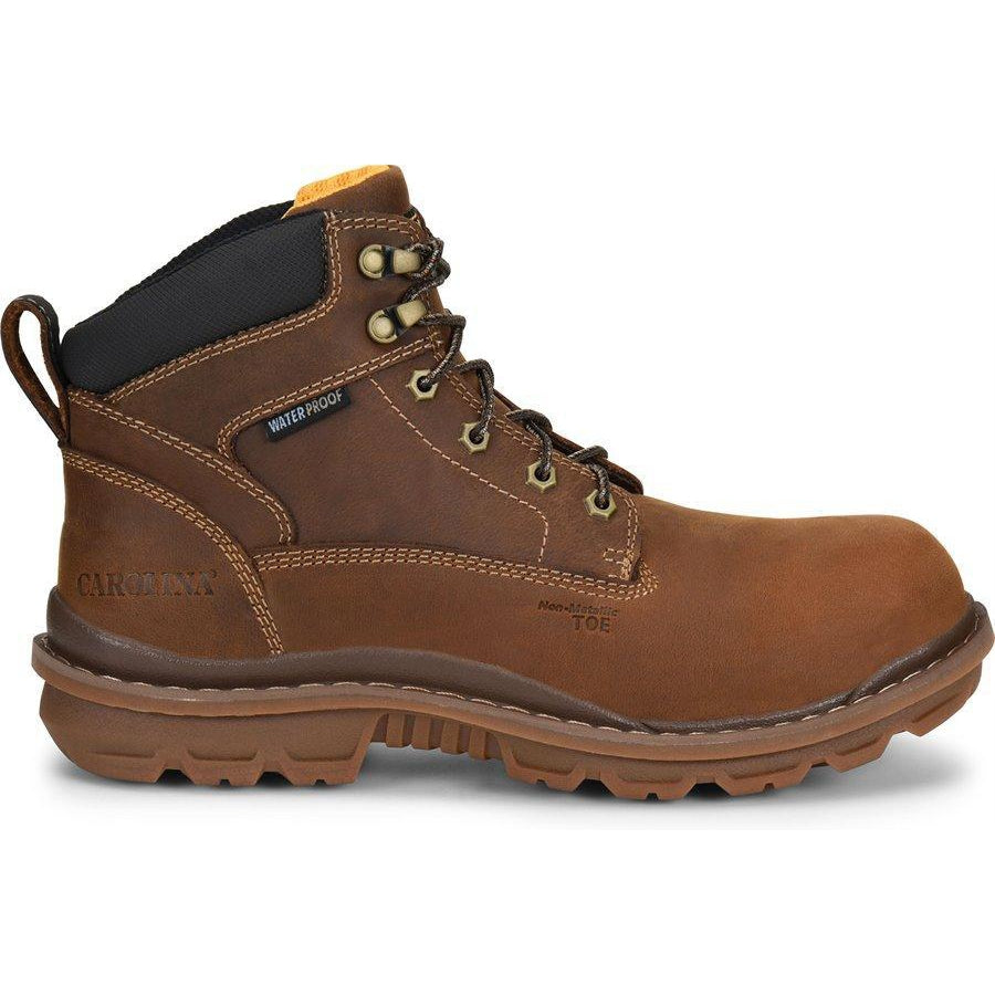 Carolina Men's Dormite 6" Composite Toe Waterproof Work Boot - Dark Brown - CA3558 - Overlook Boots