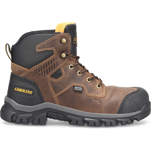 Carolina Men's Falcon 6" Steel Toe Lo Waterproof Work Boot -Brown- CA3590 8 / Medium / Brown - Overlook Boots