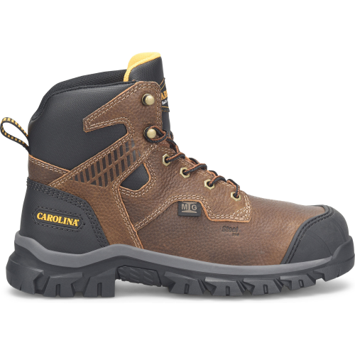 Carolina Men's Falcon 6" Steel Toe Waterproof Metguard Work Boot -Brown- CA3591 8 / Medium / Brown - Overlook Boots