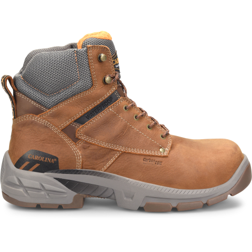 Carolina Men's Duke 6" Carbon Composite Toe Waterproof Work Boot - Brown - CA5540 8 / Medium / Brown - Overlook Boots