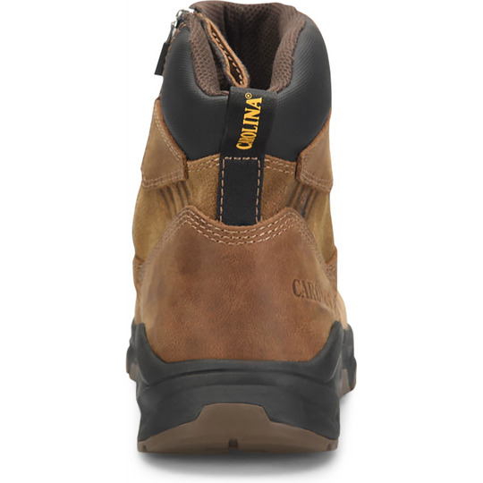 Carolina Men's Subframe 6" Waterproof Side Zipper Composite Toe Work Boot -Brown- CA5550 - Overlook Boots