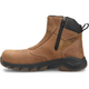Carolina Men's Subframe 6" Waterproof Side Zipper Composite Toe Work Boot -Brown- CA5550 - Overlook Boots
