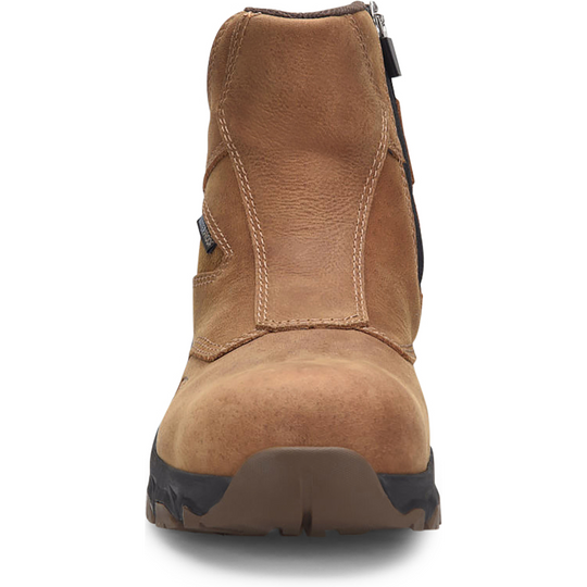 Carolina Men's Subframe 6" Waterproof Side Zipper Composite Toe Work Boot -Brown- CA5550 - Overlook Boots