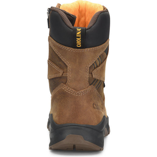 Carolina Men's Subframe 8" Waterproof Side Zipper Composite Toe Work Boot -Brown- CA5552 - Overlook Boots