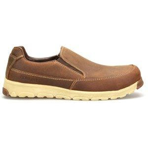 Carolina Men's S-117 Aluminum Toe Slip-On Work Shoe - Brown - CA5572 - Overlook Boots