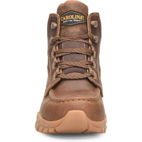 Carolina Men's Challenge 6" Waterproof Composite Toe Hiker Work Boot - Brown - CA5593 - Overlook Boots