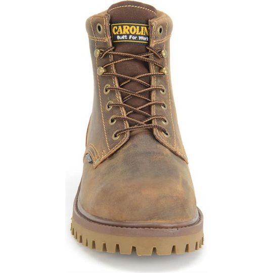 Carolina Men's Marlboro Lo 6" Steel Toe Waterproof Work Boot - Brown - CA7558 - Overlook Boots