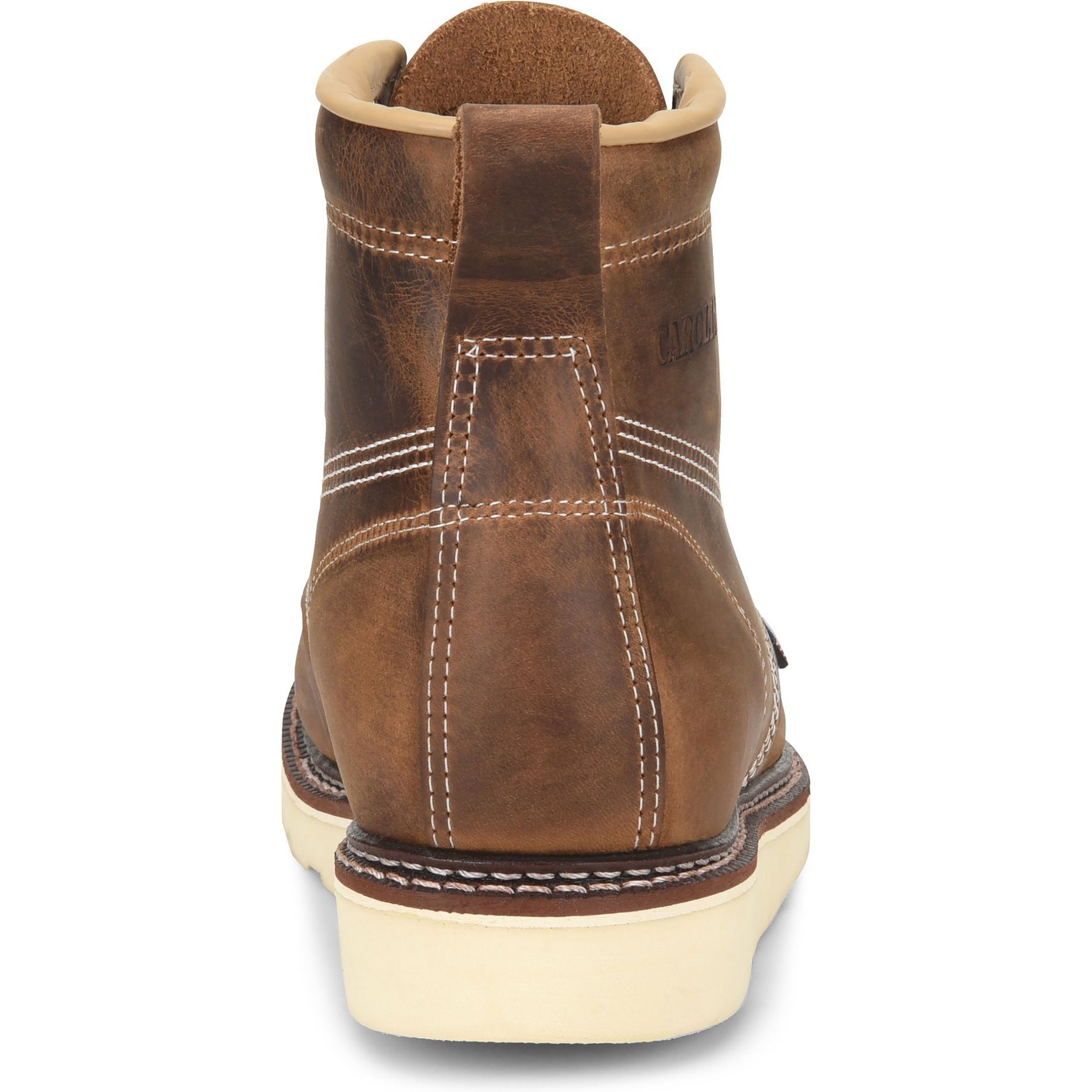 Carolina Men's Amped USA Made 6" Steel Toe Wedge Work Boot Brown - CA7811 - Overlook Boots