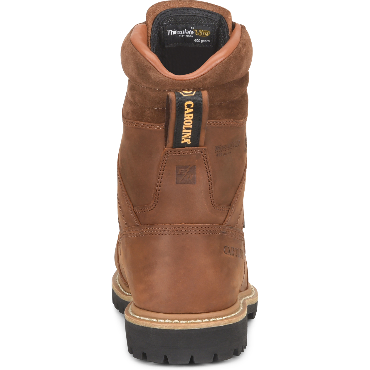 Carolina Men's Metpro Crazy Hardrock 8" Composite Toe Waterproof Work Boot -Brown- CA7921 - Overlook Boots