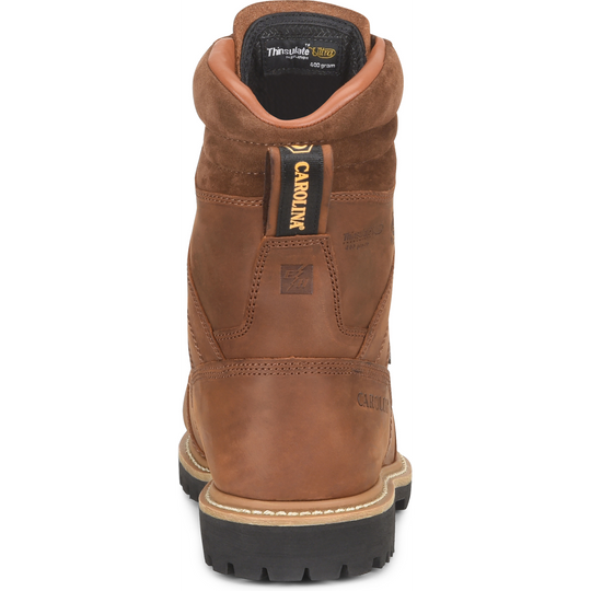 Carolina Men's Metpro Crazy Hardrock 8" Composite Toe Waterproof Work Boot -Brown- CA7921 - Overlook Boots