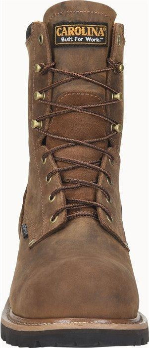 Carolina Men's Poplar 8" Soft Toe Waterproof Work Boot - Brown - CA9052 - Overlook Boots