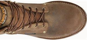 Carolina Men's Poplar 8" Soft Toe Waterproof Work Boot - Brown - CA9052 - Overlook Boots