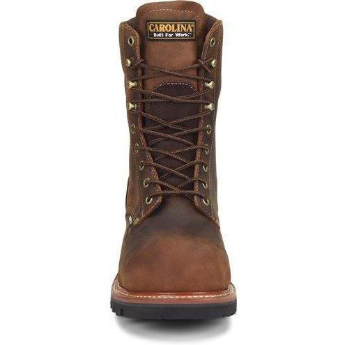 Carolina Men's Hemlock Composite Toe Logger Work Boot - Brown - CA9854 - Overlook Boots
