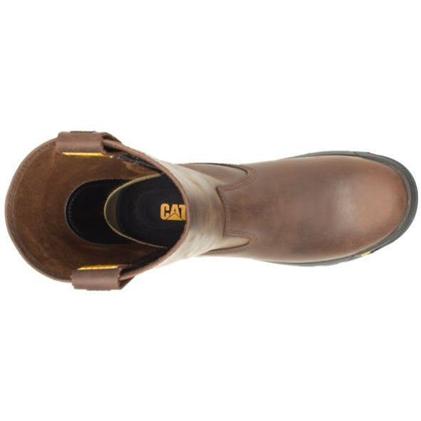 Cat Men's Drawber Pull On Soft Toe Work Boot -Summer Brown- P51034 - Overlook Boots