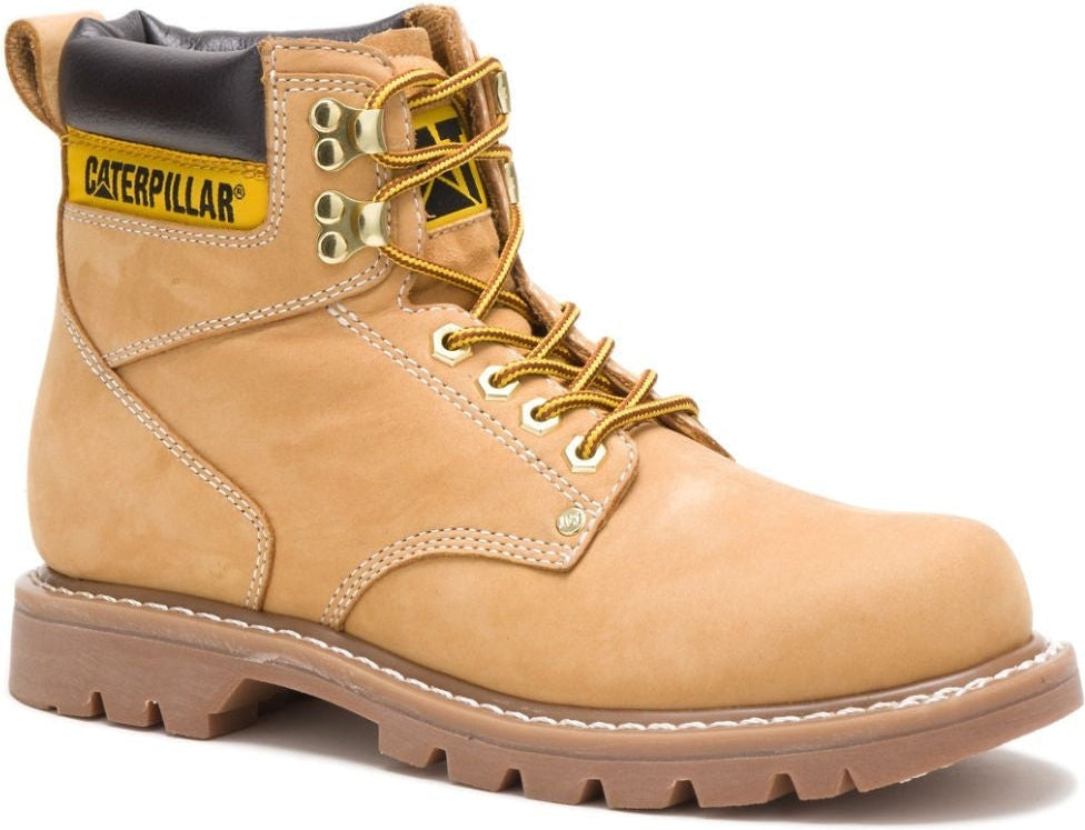 CAT Men's Second Shift Soft Toe Work Boot - Honey - P70042 - Overlook Boots