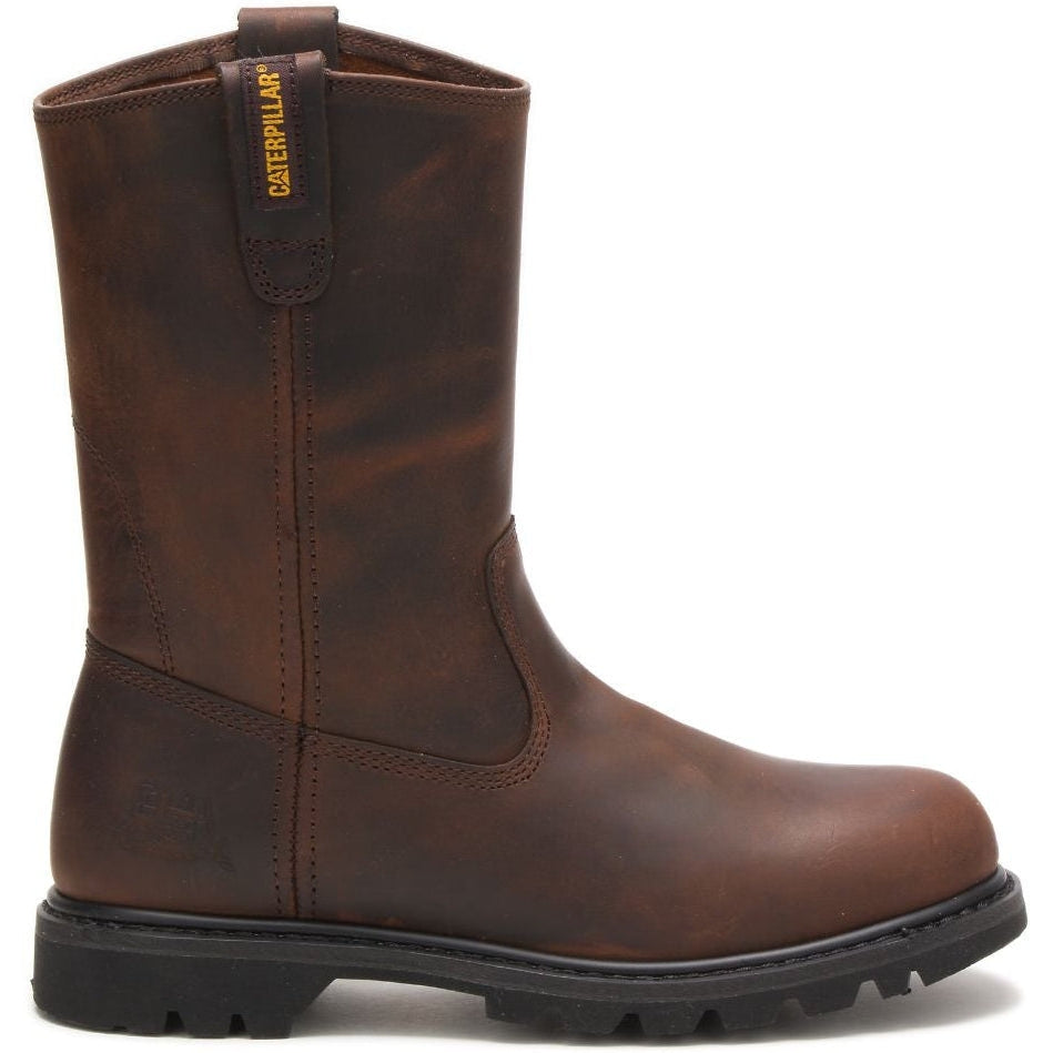 CAT Men's Revolver Soft toe Work Boot - Brown - P72191 7 / Wide / Brown - Overlook Boots