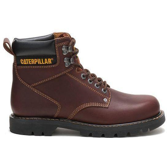 CAT Men's Second Shift 6" Work Boot - Brown - P72365 - Overlook Boots