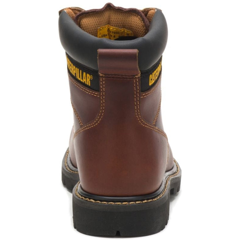 CAT Men's Second Shift Steel Toe Work Boot - Tan - P89817  - Overlook Boots