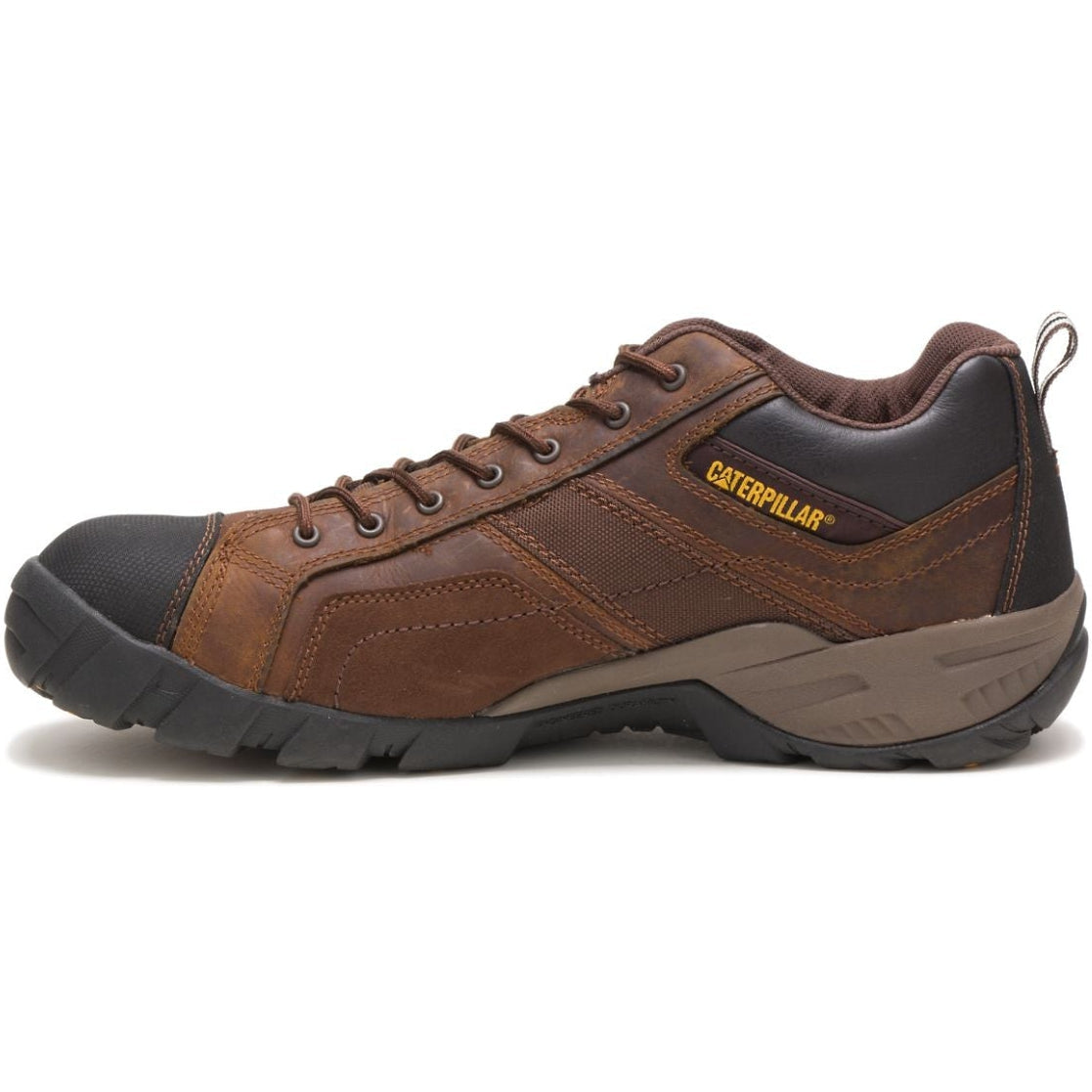 CAT Men's Argon Composite Toe Work Shoe - Dark Brown - P89957 - Overlook Boots