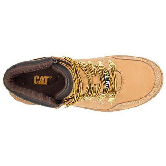 CAT Men's Outline Steel Toe Work Boot - Wheat - P90801 - Overlook Boots