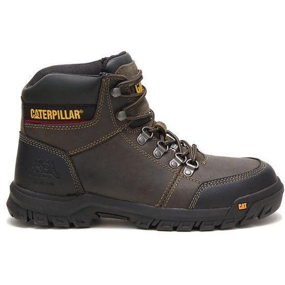 CAT Men's Outline Steel Toe Work Book - Dark Grey - P90802 - Overlook Boots