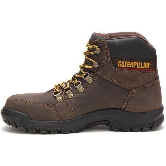 CAT Men's Outline Steel Toe Work Book - Brown - P90803 - Overlook Boots