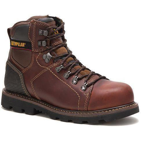 CAT Men's Alaska 2.0 Steel Toe Waterproof Cushioned Footbed Work Boot P90865 7 / Medium / Brown - Overlook Boots