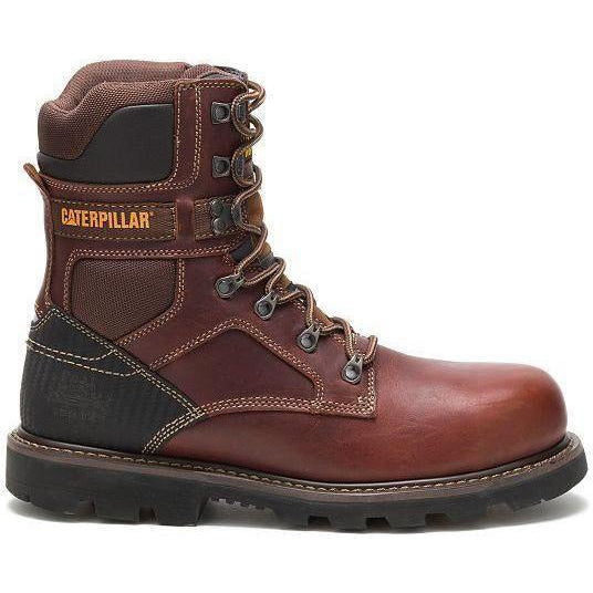 CAT Men's Indiana 2.0 8" Steel Toe Waterproof Imported Work Boot - Brown - P90870 - Overlook Boots