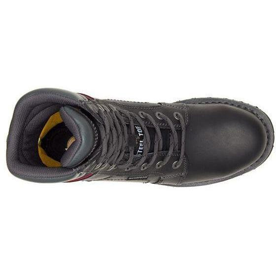 CAT Women's Echo Steel Toe WP Rubber Outsole Work Boot - Black - P90899  - Overlook Boots