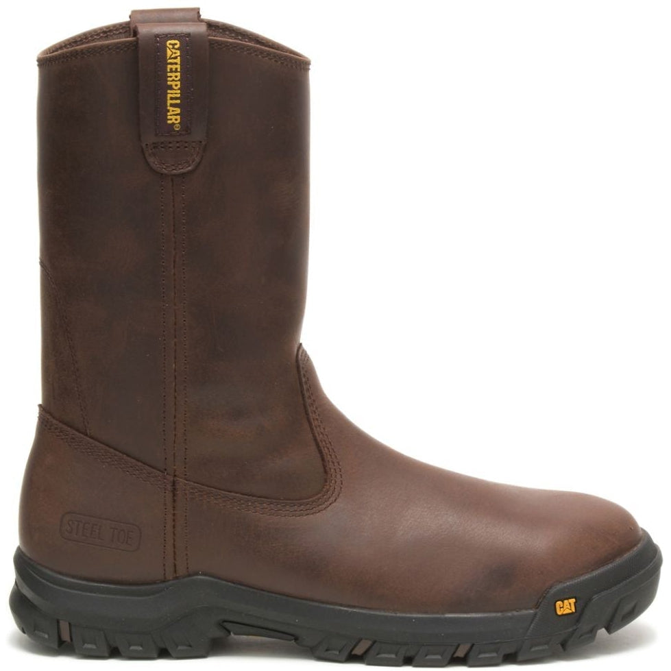 CAT Men's Drawbar Steel Toe Work Boot - Summer Brown - P91155 7 / Medium / Brown - Overlook Boots