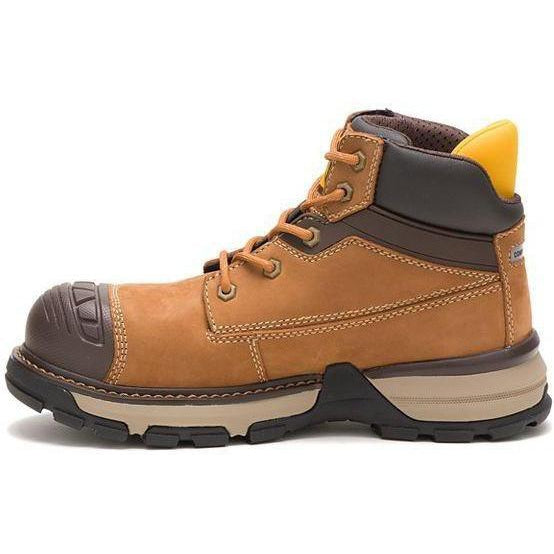 CAT Women's Excavator Superlite Nano Toe Waterproof Work Boot - Brown - P91199 - Overlook Boots