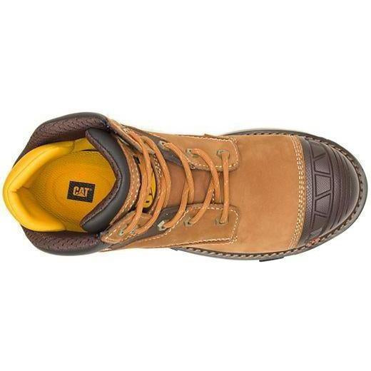 CAT Women's Excavator Superlite Nano Toe Waterproof Work Boot - Brown - P91199 - Overlook Boots