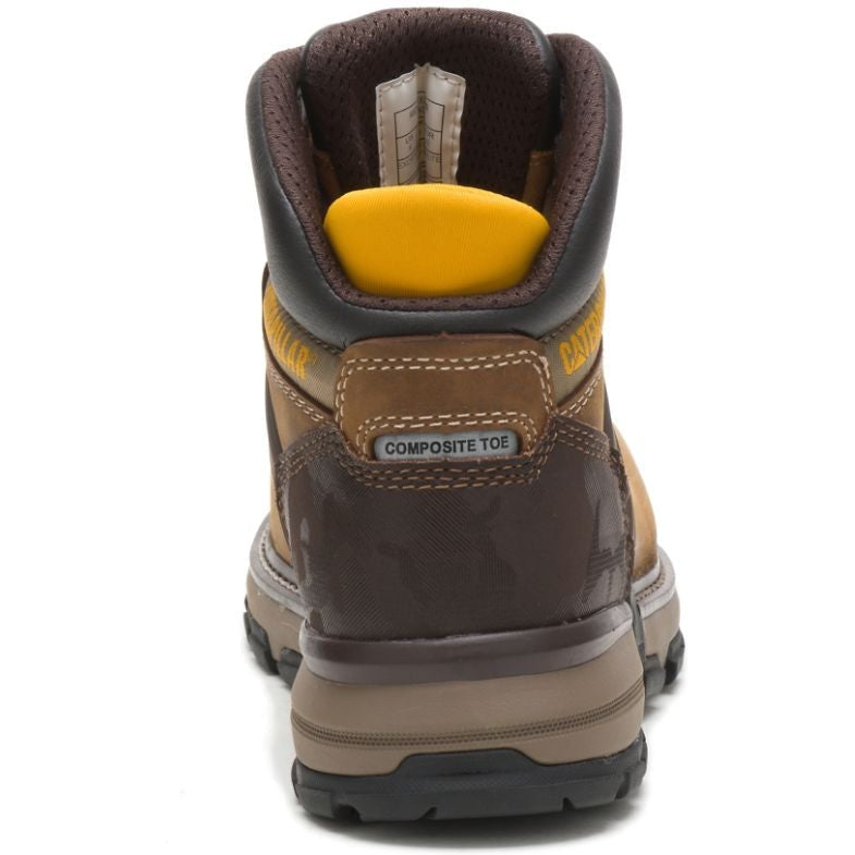 CAT Men's Superlite Waterproof Carbon Composite Toe Work Boot - Dark Biege - P91218 - Overlook Boots