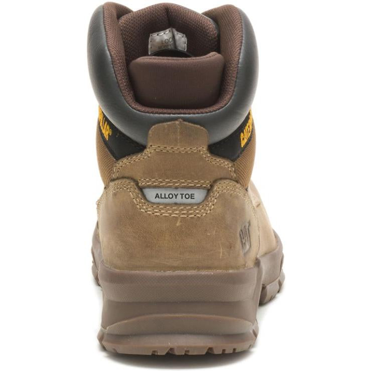 CAT Men's Mobilize Alloy Toe Work Boot - Fossil - P91268 - Overlook Boots