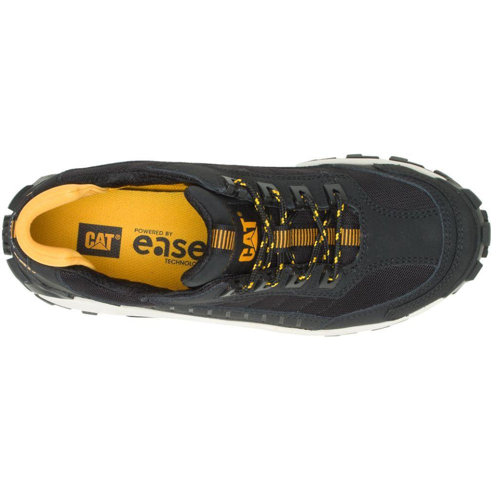 CAT Men's Invader Steel Toe Work Shoe - Black/Full Moon - P91275  - Overlook Boots