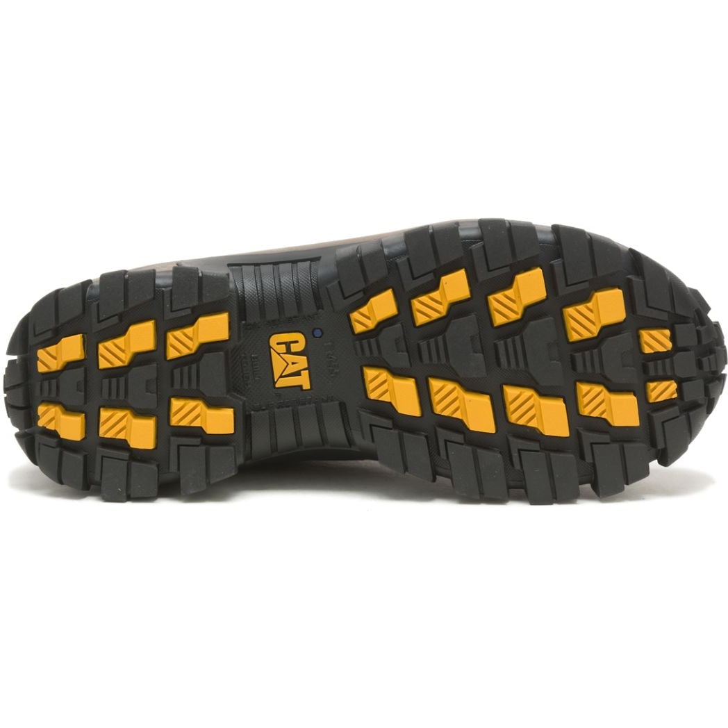 CAT Men's Invader Steel Toe Work Shoe - Dark Brown - P91338 - Overlook Boots