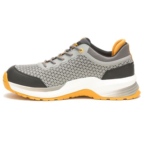CAT Men's Streamline 2.0 Composite Toe Slip Resistant Original Work Shoe -Charcoal- P91346 - Overlook Boots