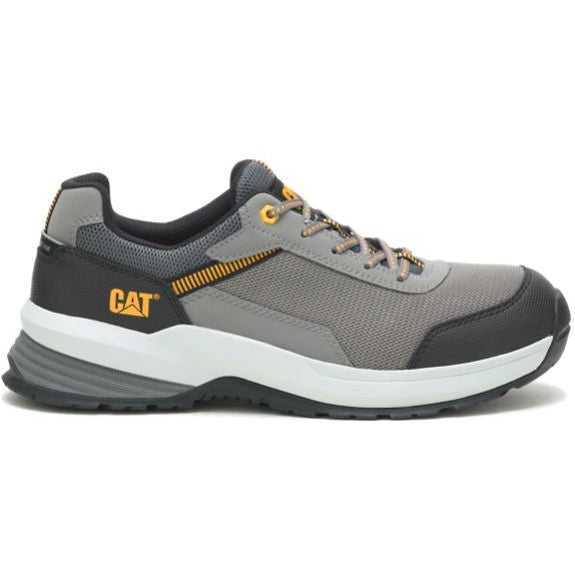 Cat Men's Streamline 2.0  Mesh Comp Toe Work Shoe - Charcoal - P91353 7 / Medium / Grey - Overlook Boots