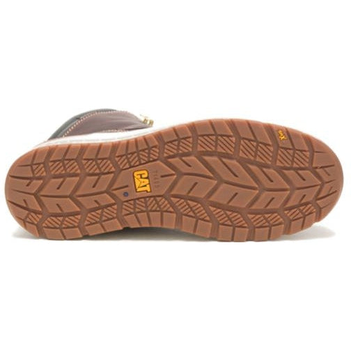 Cat Men's Impact Waterproof Carbon Composite Toe Work Boot - Brown - P91402 - Overlook Boots