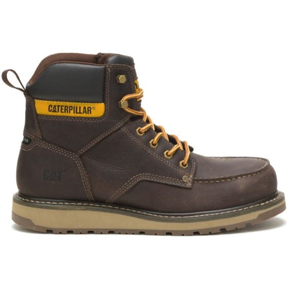 CAT Men's Calibrate Steel Toe Work Boot - Leather Brown - P91418 7 / Medium / Brown - Overlook Boots