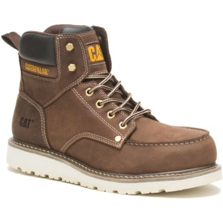 CAT Men's Calibrate Waterproof Steel Toe Work Boot -Khaki- P91420 - Overlook Boots